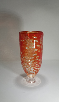 Desert Heat Engraved Vase